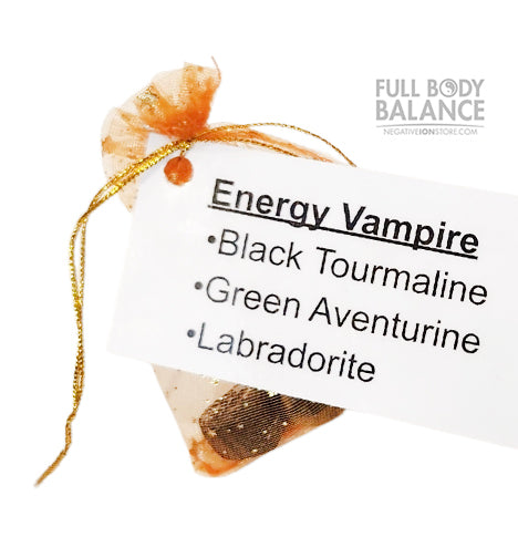 Crystal Intention Pouch Energy Vampire