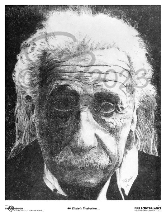 SR Designs  |  Einstein Illustration
