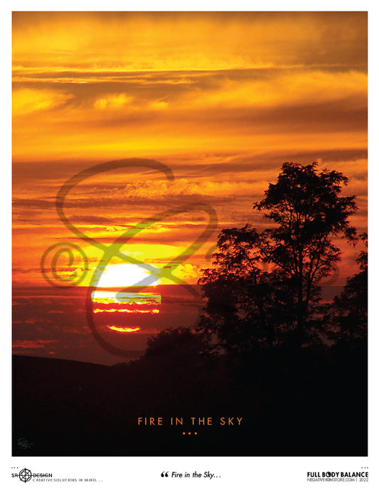 SR Designs  |  Fire In The Sky Photo by Steve Roberts