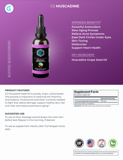 CS Muscadine Grape Seed Oil