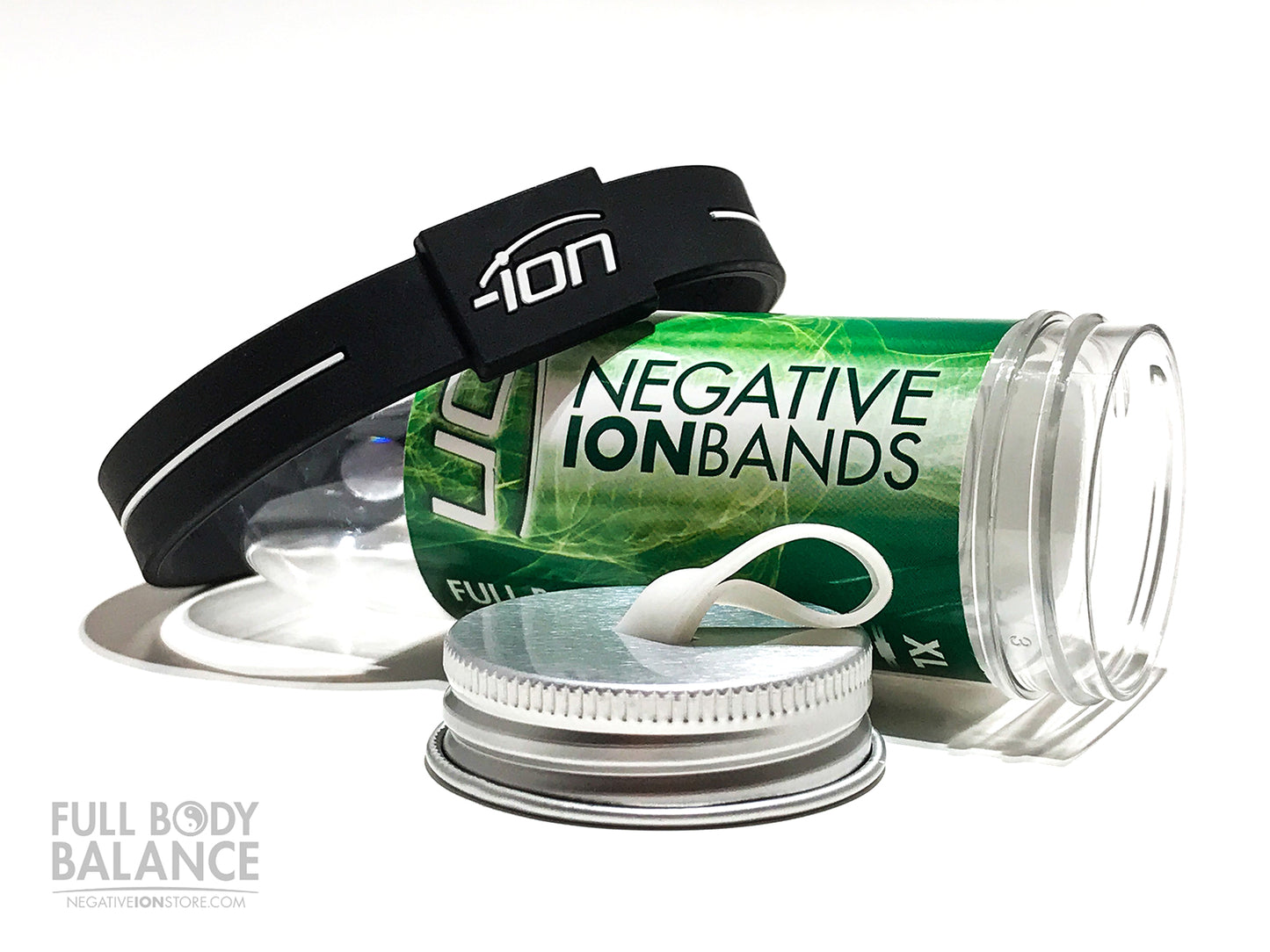 Negative Ion Band Black & White Extra Large